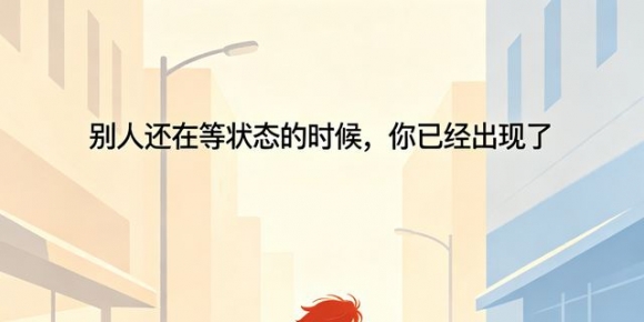 你不需要很厉害，你只要一直都在
